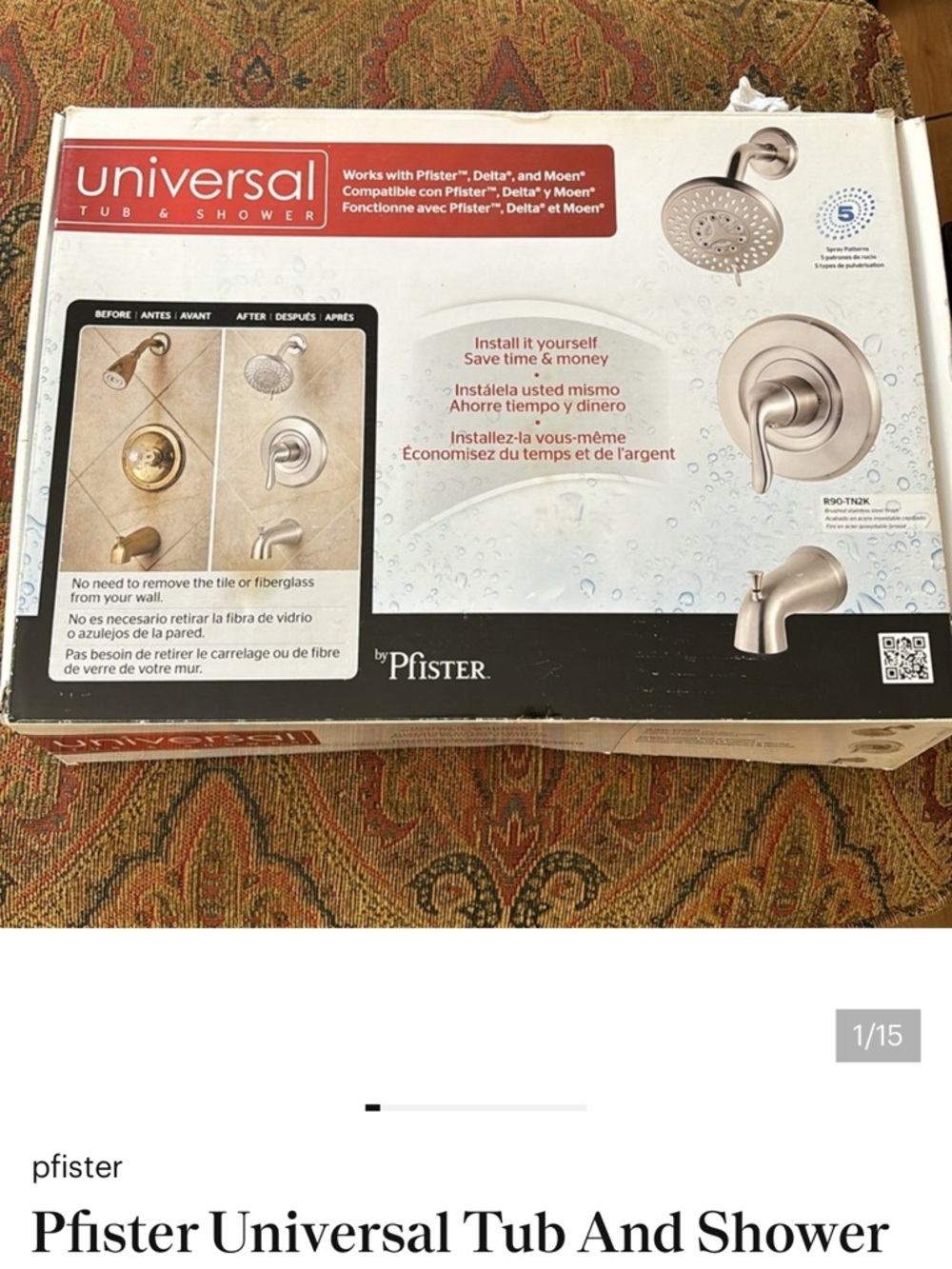 Pfister Universal Tub And Shower